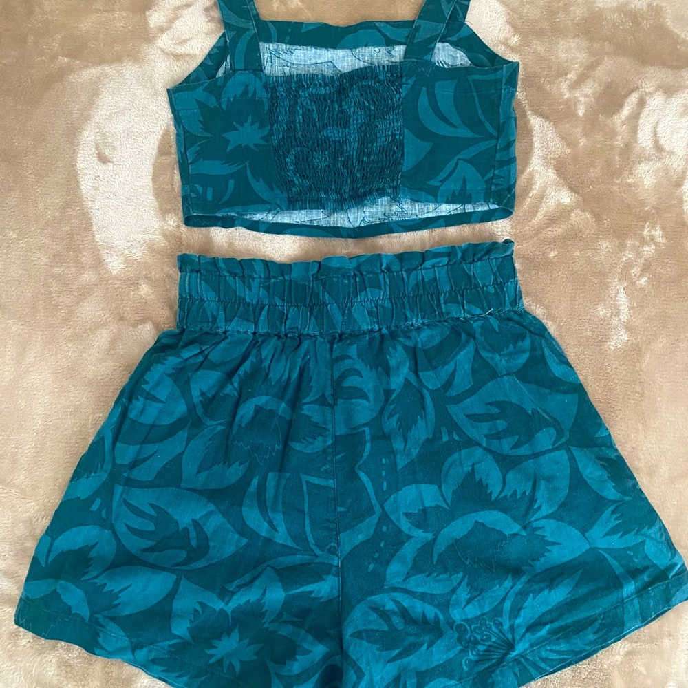 Madewell Botanical Print Two-Piece Set - Picture 3 of 3